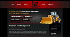 Desktop Screenshot of interstateeq.com